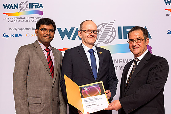 WAN IFRA Color Quality Club 2014-2016